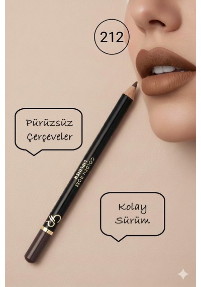 Lipliner No: 212 İpeksi Dudak Kalemi Çok Renkli