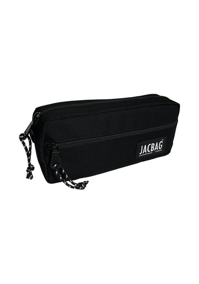 Jacbag Dual Zip-iki Fermuarlı Kalemkutusu Dual Zip-siyah Renk