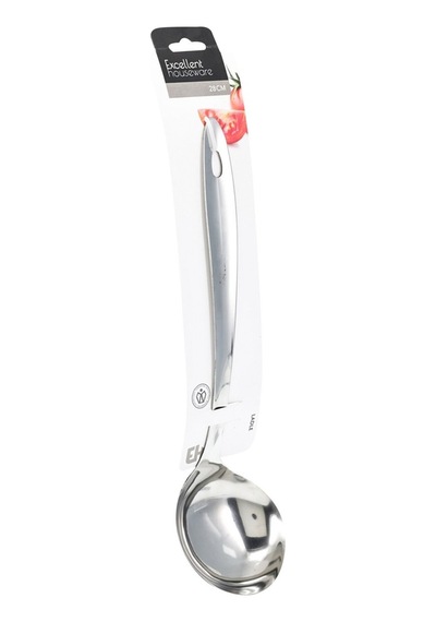 Koopman Çelik Kepçe 28cm - Uzun Saplı Güvenli Kullanım Tarı