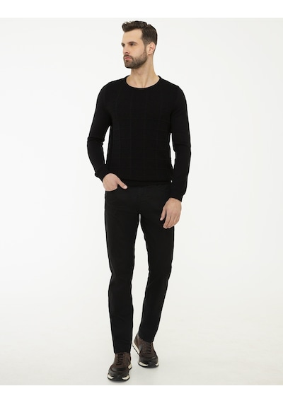 Pierre Cardin Erkek Siyah Kazak /triko 50218120-vr046