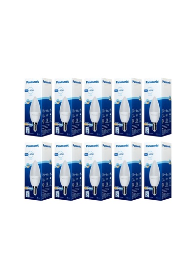 Mum Ampul İnce Duy 4.9w E14 Duy 4000 Kelvin 10'lu Gün Işığı