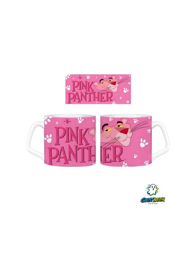 Pembe Panter Kupa Bardak Tek Adet 0801 Çok Renkli