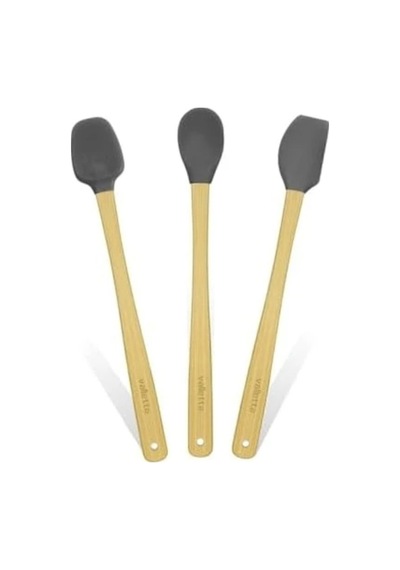 Vallettaa İndigo 3'lü Spatula Seti - Gri - 26 Cm Çok Renkli