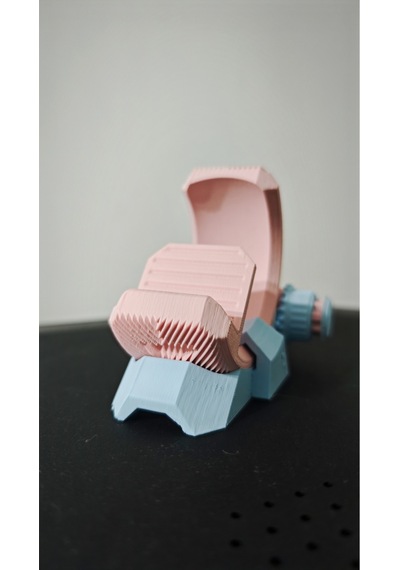 Morfem3d Pembe - Mavi Ayarlanabilir Cep Telefonu Standı Masaüstü Telefon Tutucu