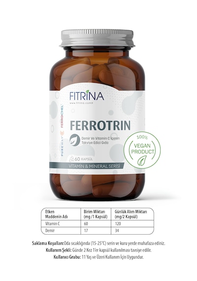 Fıtrina Ferrotrın 60 Kapsül