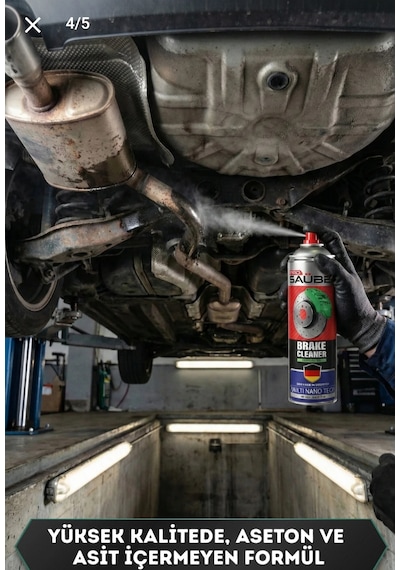 Prosaüber Fren Balata Spreyi 500 Ml 25 Li Koli Brake Cleaner Yağ Kir Sökücü Toplu Paket