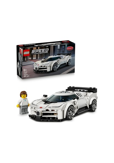 Bugatti Centodieci 77240 9 Yaş Ve Üzeri Çocuklar İçin Koleksiyonluk Model Araba, Detaylı Yarış Arabası Ve Sürücü Figürüyle Oyun Ve Sergileme Yapım Seti 291 Parça