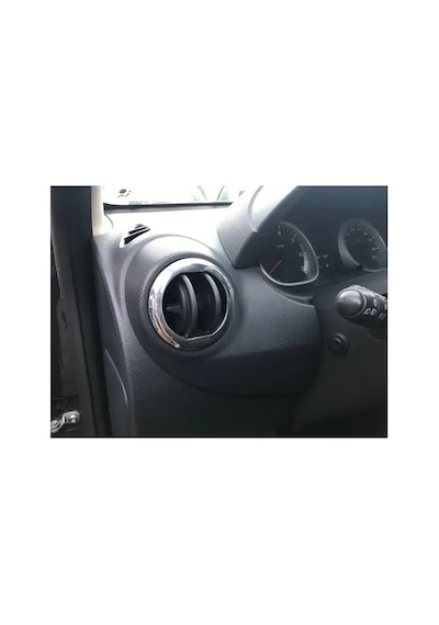 Dacia Logan 2004-2012 Arası Krom Havalandırma Çerçevesi 4 Prç. Paslanmaz Çelik Dclgkihçç0000001