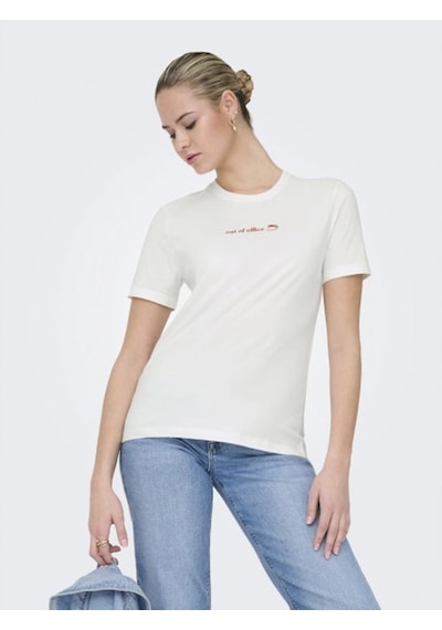 Only 15368653 0 Yaka Kadin Body - Ekru Kirmizi Ekru Kırmızı