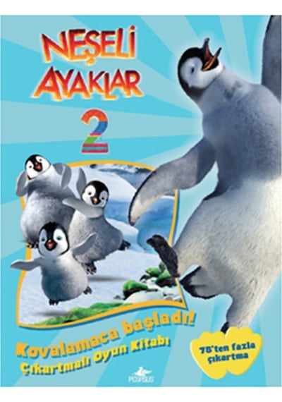 Neşeli Ayaklar 2 Çıkartmalı Oyun Kitabı - Paul Livingston - Pegasus