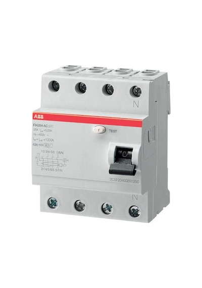 Abb Fh204 Ac-25-0.03 4X25A 30Ma Kaçak Akım Rölesi