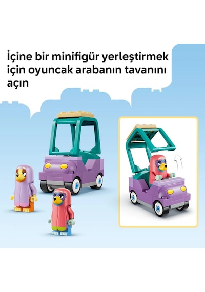 LEGO® Bluey Büyükanneler ile Bingo ve Bluey 11216 - 4 Yaş ve Üzeri Çocuklar için Minifigür İçeren Oyuncak Yapım Seti (80 Parça)