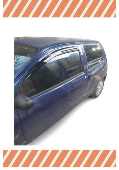 Renault Twingo Tüm Modellerine Özel 2'li Mügen Tip Cam Rüzgarlığı