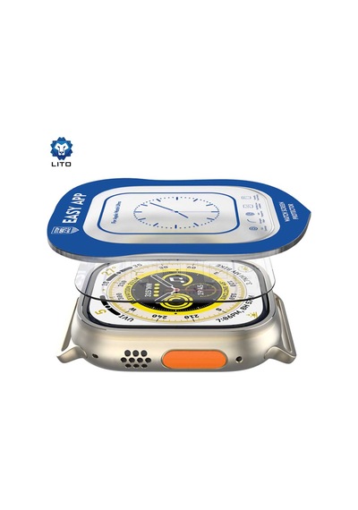 Lito Watch Uyumlu Ekran Koruyucu,uygulama Aparatlı 49 Mm