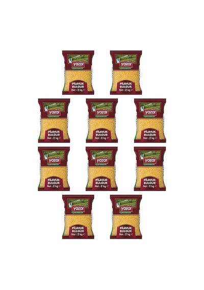 Yazar Pilavlık Bulgur 10 x 2 KG