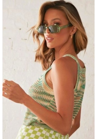 Yeşil Shades Vintage&Retro Güneş Gözlüğü