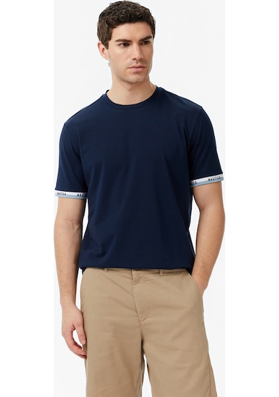 Nautica Erkek Lacivert Regular Fit T-shirtdüzv65363t