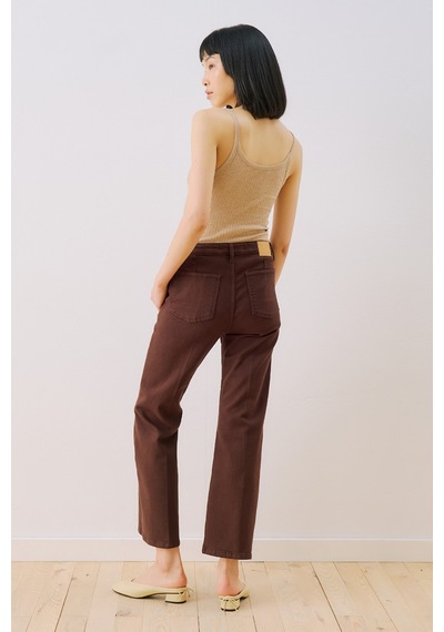 Manuka Orta Bel Flare Paça Jean Kahverengi Ss26pnt00014-122