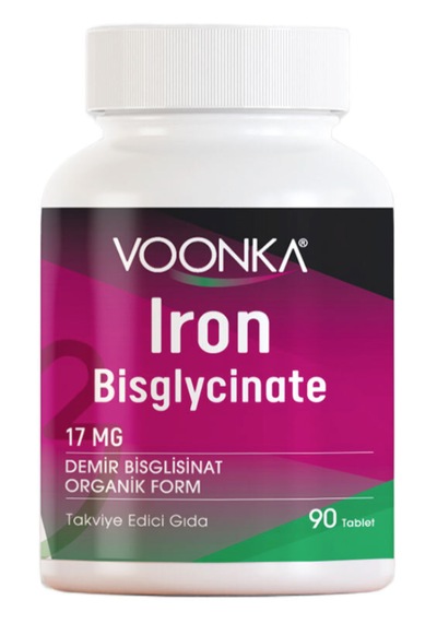 Voonka Iron Bisglycinate 90 Kapsül
