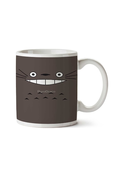 Totoro Face By İki Tarafı Baskılı Kupa Bardak