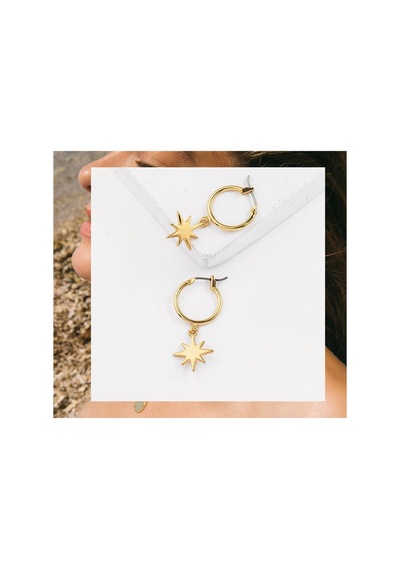So-much Halka Vip Seri Gold Küpe-1 Gold - 226130250 Gold - 226130250 Gold