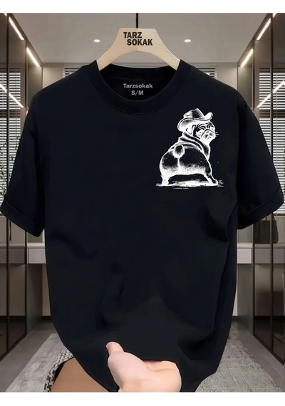 Startmore Unisex Sağlam T-shirt Siyah