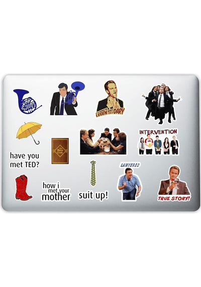 Quart Aksesuar How I Met Your Mother Laptop Notebook Tablet Telefon Sticker Set 007 Sku: Mır8690010631695