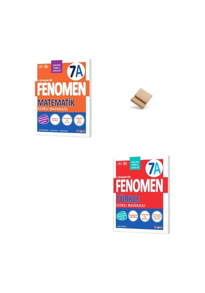 Fenomen 7. Sınıf Maarif 7a Matematik Ve Türkçe Soru Bankası + Telefon Standı