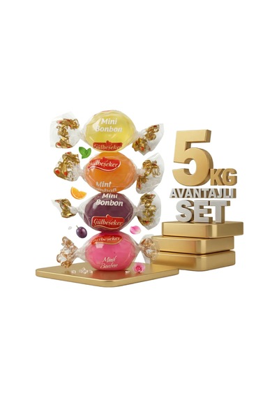 Afia Meyveli Mini Bonbon Şeker 5x1 Kg