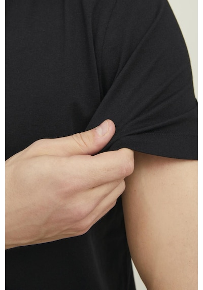 Jack & Jones Erkek T Shirt 12217167 Siyah Siyah