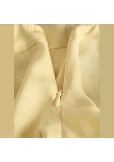 Kadin Sifir Yaka Mini Elbise - Milla - 12294859 Sunlight