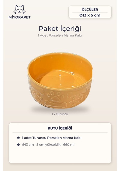 Mama Kabı Porselen-turuncu