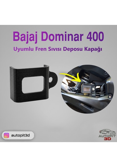 Bajaj Dominar 400 Uyumlu Arka Fren Sıvısı Deposu Kapağı