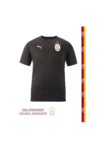 Galatasaray Lisanslı Puma A Takım Antrenman 5 Yıldız T-shirt Siyah