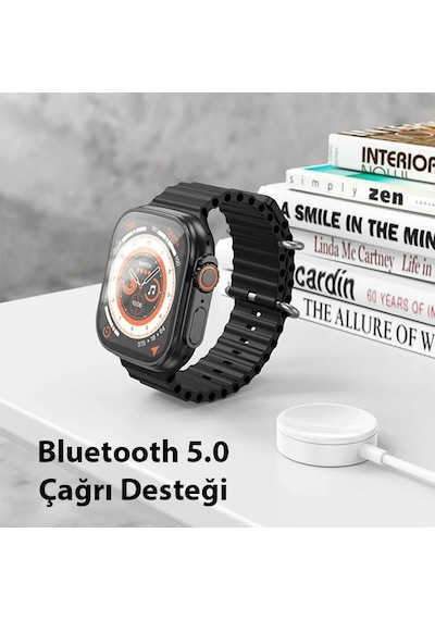 Hoco Y12 Ultra Watch Sesli Görüşme Ip67 Su Geçirmez Sport Akıllı Saat- 5775