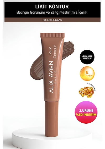 Alix Avien E Vitaminli Nemlendiren Kremsi Likit Kontür 104 Mahogany