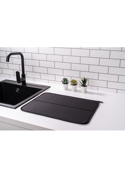 35 X 45 Mikrotex Bulaşık Matı Süper Emici Bulaşık Kurutma Örtüsü 45x36cm Katlanabilir Bulaşık Matı S Diğer