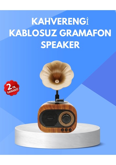 Retro Tasarımlı Mini Bluetooth Hoparlör Ve Fm Radyo Çoklu Medya
