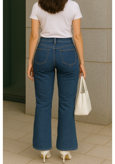 Cedy Denim Cedy Denım - Kadın Büyük Beden İspanyol Paça Yüksek Bel Skinny Fit Likralı Pantolon C628 Mavi Cedy Denim Cedy Denım - Kadın Büyük Beden İspanyol Paça Yüksek Bel Skinny Fit Likralı Pantolon C628 Mavi