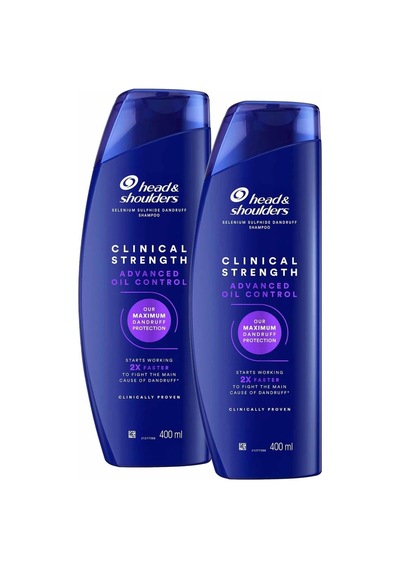 Clinical Strength Advanced Oil Control Yağ Dengeleyici Şampuan 400 Ml X2 Adet