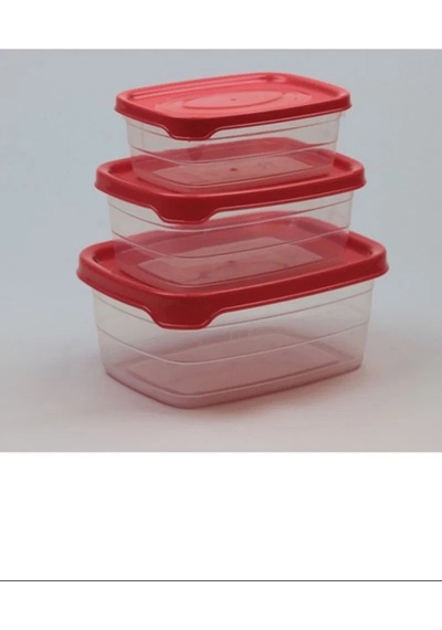 Plastik Saklama Kabı 3'lü 400 Ml - 670 Ml - 1. 2 Lt. Royaleks-bnm-0513 Diğer