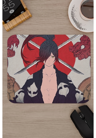 Dororo Anime V1 - 22x18 Gaming Kauçuk Kaymaz Taban Mouse Pad Fare Altlığı