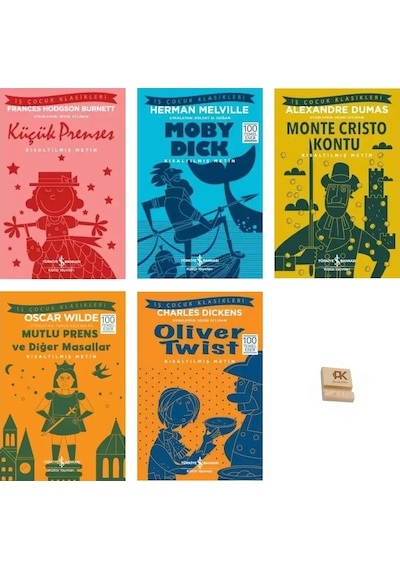 İş Çocuk Klasikleri 8-13 Yaş Küçük Prenses Moby Dick Monte Cristo Kontu Mutlu Prens Ve Oliver Twist