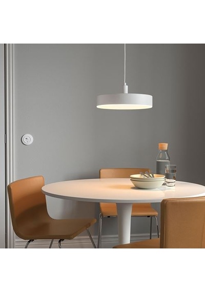 Ikea Nymåne Sarkıt Lamba, Beyaz, 38 Cm