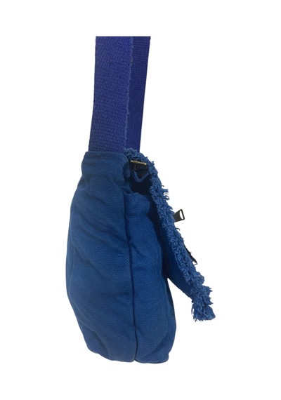 Old Cotton Cargo Vintage Küçük Salaş Unisex Günlük Çapraz Postacı Çantası S Boy 26x20cm Mavi