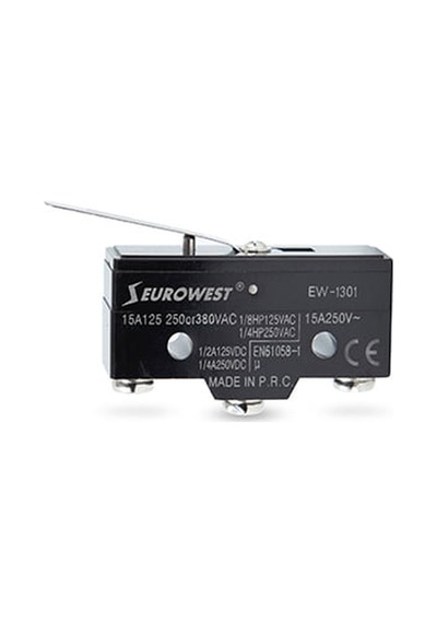 Ew-1301 15a 1no+1nc Uzun Paletli Mikro Şalter Eurowest 5'li Paket