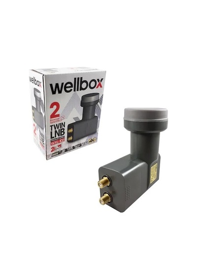 Wellbox Bağımsız 2 Çıkış Hd 4K 3D Twin Çiftli 2 Li Lnb İkili Lnb