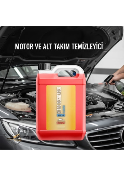 Detroit Nitro Yağ Sökücü 3.78 L - Motor Ve Alt Takım Temizleyici