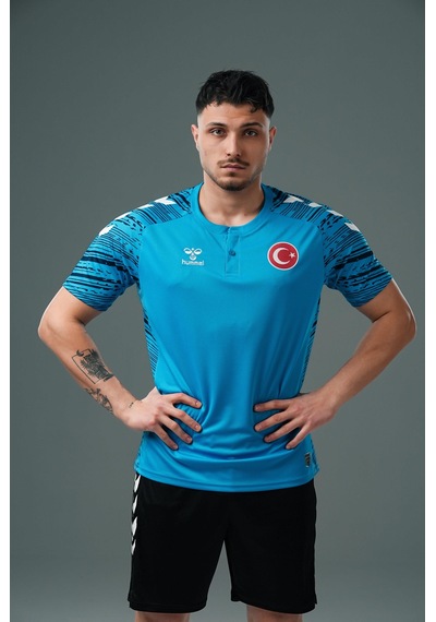Hummel Milli Takım Line Kamp Tişört Turkuaz