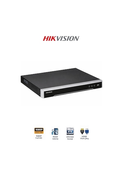 Ds-7616nı-q1 16 Kanal Nvr 4k / 8mp Canlı İzleme Destekli